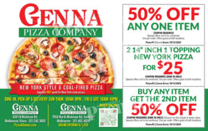 Genna Pizza Company Coupons