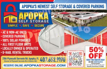 Apopka Self Storage Coupon