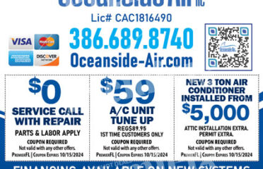 Oceanside Air LLC Coupons